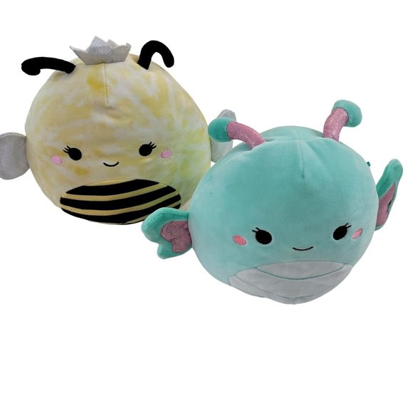 Squishmallows REINA the BUTTERFLY Green PLUSH Stuffed Htf Rare and Sunny The Bee - Picture 8 of 10